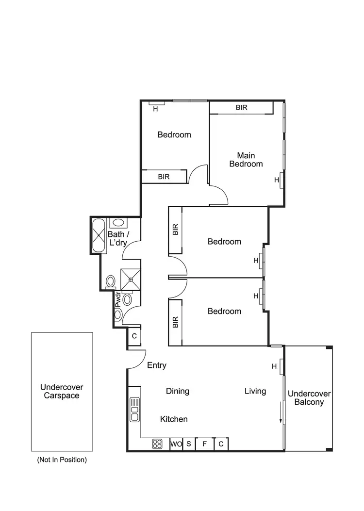 Floorplan of Homely apartment listing, 408C/3 Greeves Street, St Kilda VIC 3182