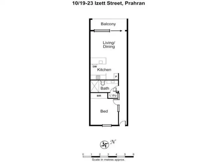 Floorplan of Homely apartment listing, 10/19-23 Izett Street, Prahran VIC 3181
