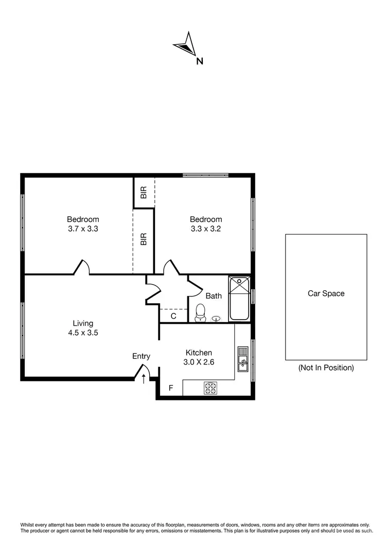 Floorplan of Homely apartment listing, 12/23 Park Street, St Kilda West VIC 3182