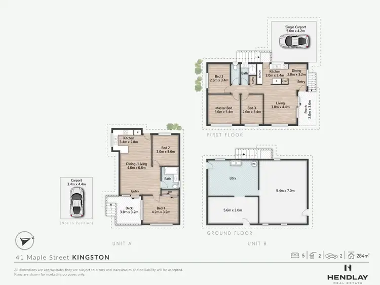 Floorplan of Homely house listing, 41 & 41A Maple Street, Kingston QLD 4114