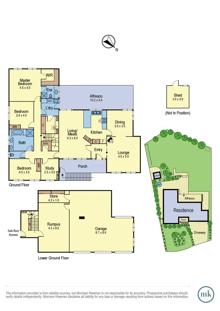 Floorplan of Homely house listing, 23 Nillumbik Square, Diamond Creek VIC 3089