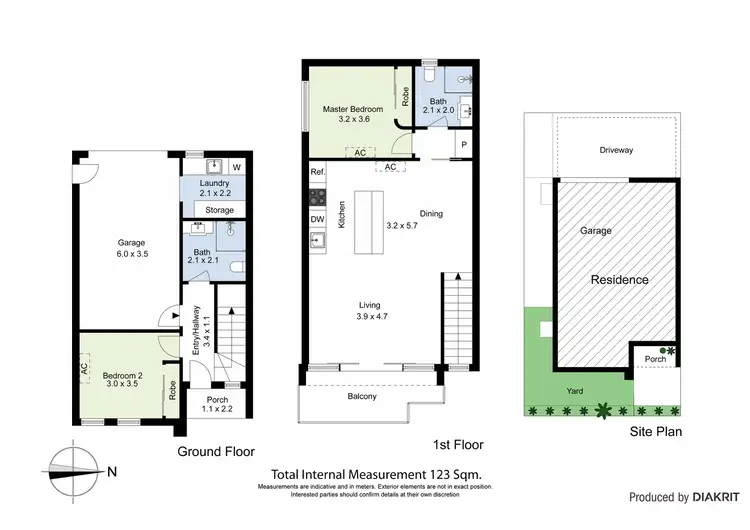 Floorplan of Homely townhouse listing, 5/2a Florence Street, Seddon VIC 3011