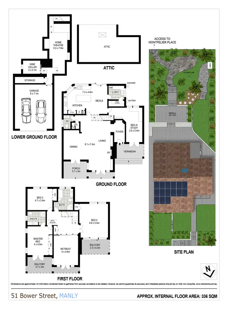 Floorplan of Homely house listing, 51 Bower Street, Manly NSW 2095