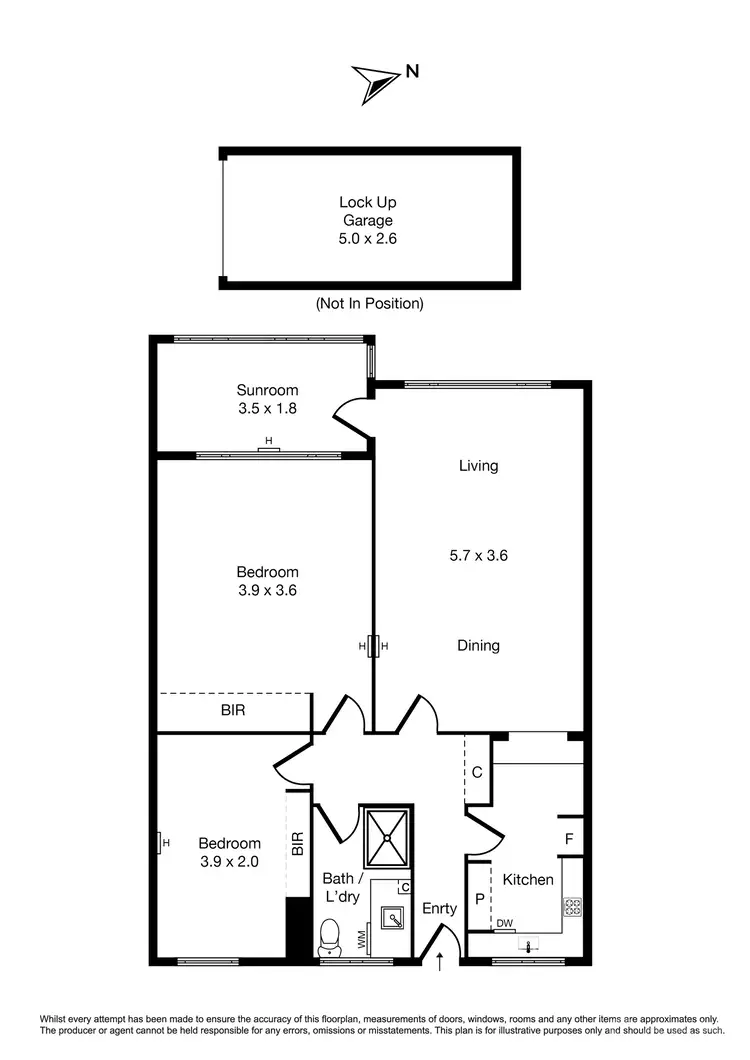 Floorplan of Homely apartment listing, 3/530 Toorak Road, Toorak VIC 3142