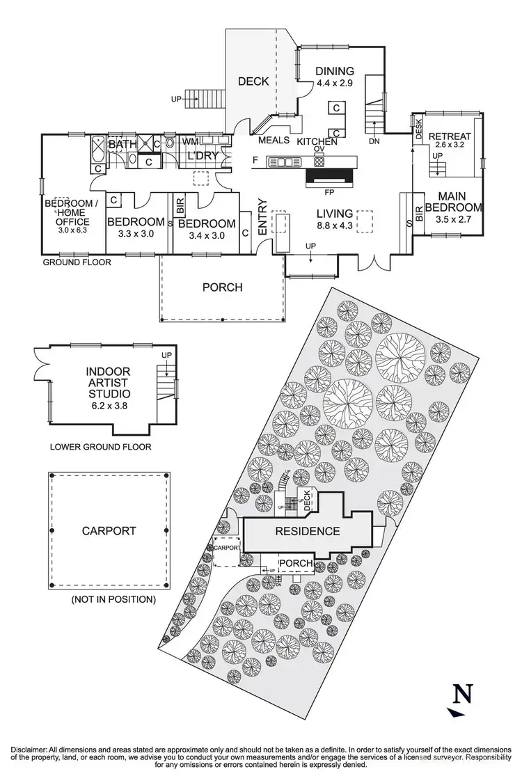 Floorplan of Homely house listing, 36-38 Albion Crescent, Greensborough VIC 3088