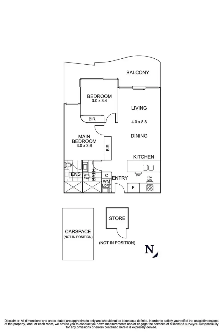 Floorplan of Homely apartment listing, 102/1 Mitcham Road, Donvale VIC 3111