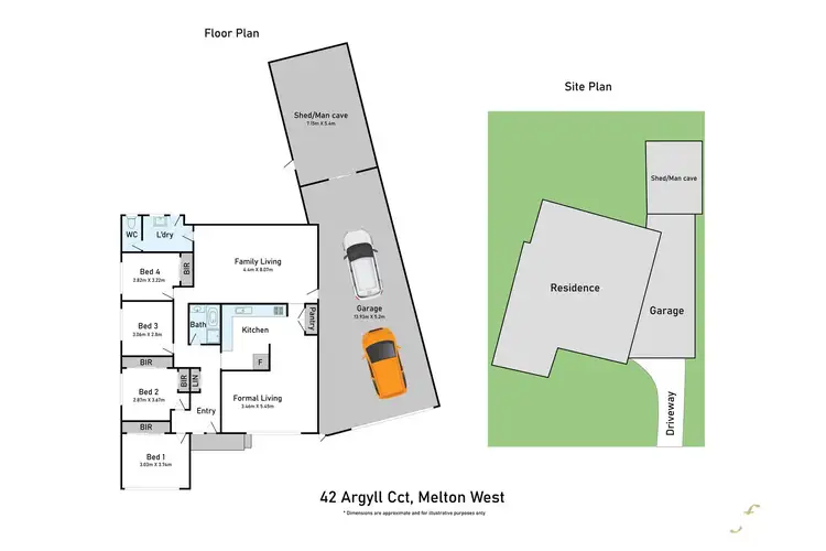 Floorplan of Homely house listing, 42 Argyll Circuit, Melton West VIC 3337
