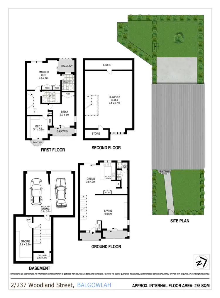 Floorplan of Homely house listing, 2/237 Woodland Street, Balgowlah NSW 2093