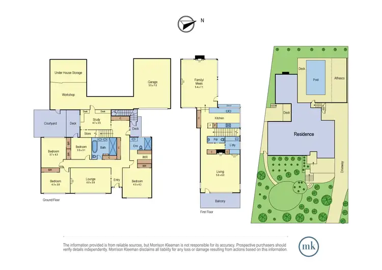 Floorplan of Homely house listing, 9 Rangeview Road, Lower Plenty VIC 3093