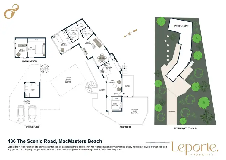 Floorplan of Homely house listing, 486 The Scenic Road, Macmasters Beach NSW 2251