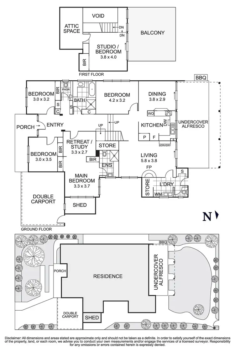 Floorplan of Homely house listing, 193 George Street, Doncaster VIC 3108