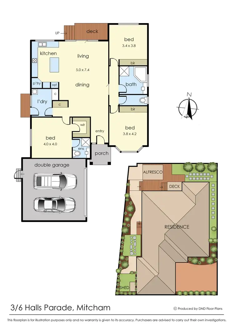 Floorplan of Homely unit listing, 3/6 Halls Parade, Mitcham VIC 3132
