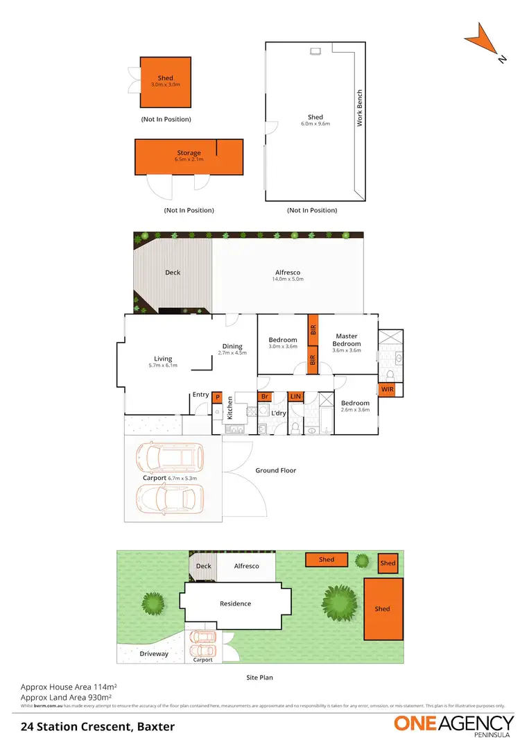 Floorplan of Homely house listing, 24 Station Crescent, Baxter VIC 3911
