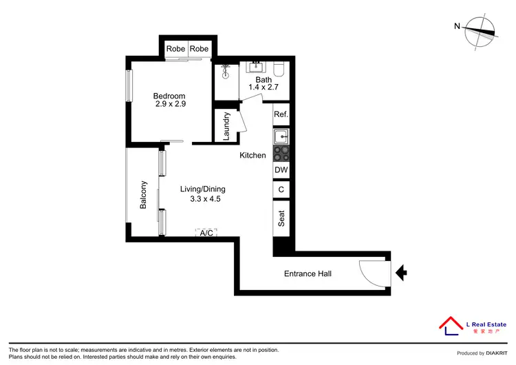 Floorplan of Homely apartment listing, 4109/81 Abeckett Street, Melbourne VIC 3000