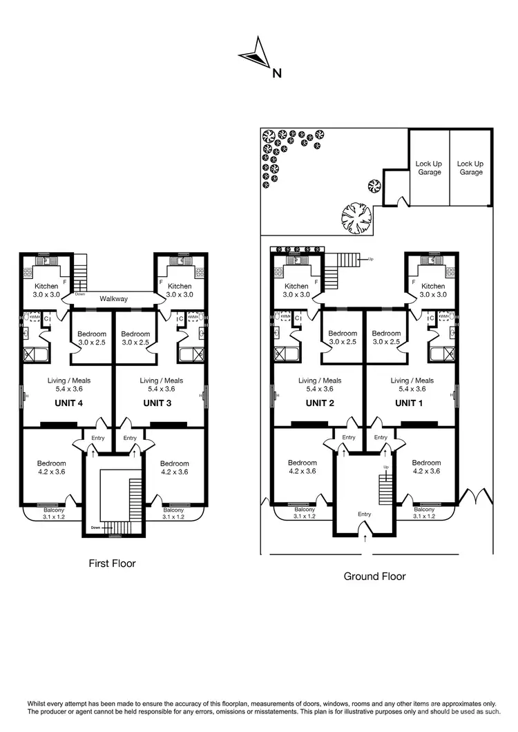 Floorplan of Homely block of units listing, 3 Foster Street, St Kilda VIC 3182