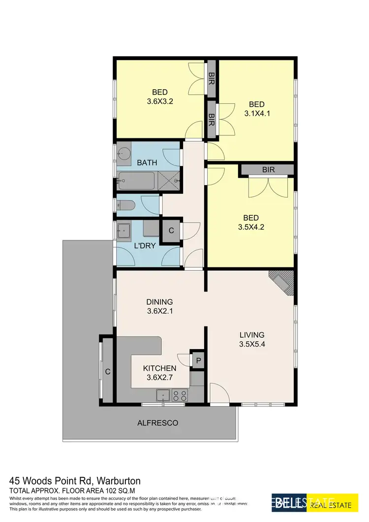 Floorplan of Homely house listing, 45 Woods Point Road, Warburton VIC 3799
