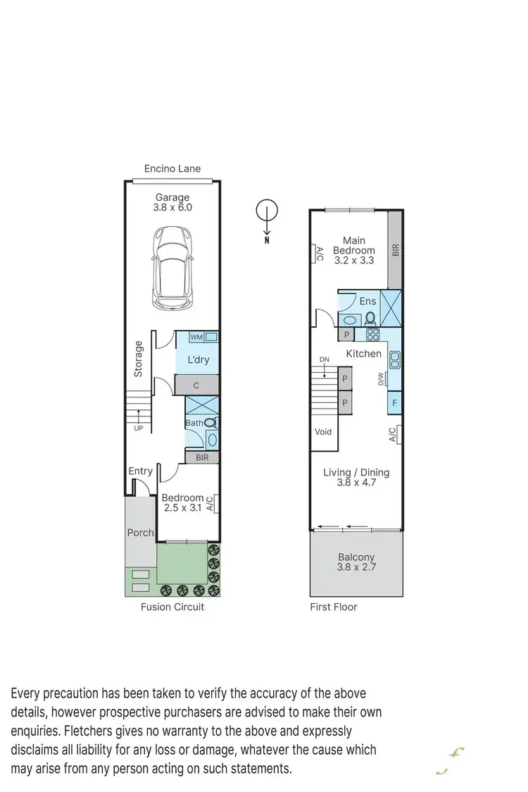Floorplan of Homely townhouse listing, 90 Fusion Circuit, Cranbourne West VIC 3977