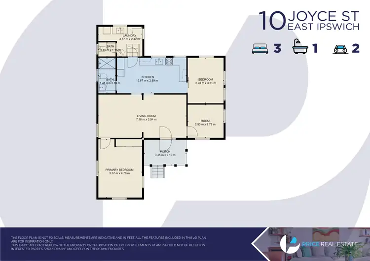 Floorplan of Homely house listing, 10 Joyce Street, East Ipswich QLD 4305