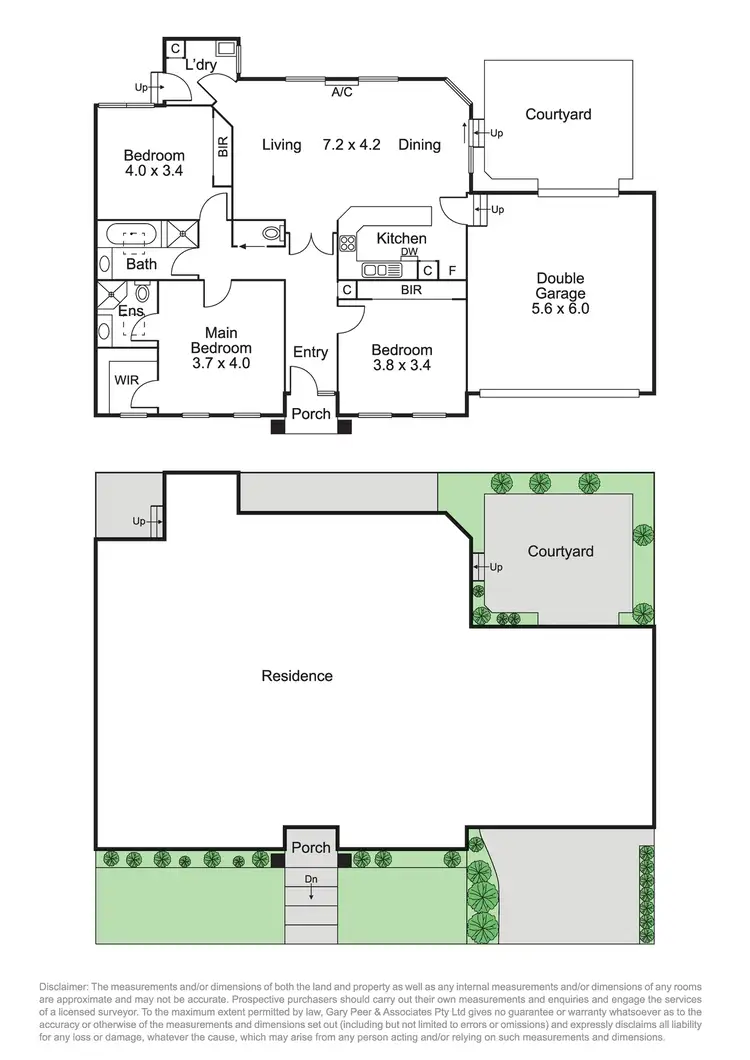 Floorplan of Homely townhouse listing, 1C Montgomery Street, Brighton East VIC 3187