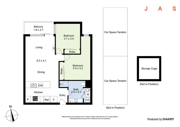 Floorplan of Homely apartment listing, 202/72 Cross Street, Footscray VIC 3011