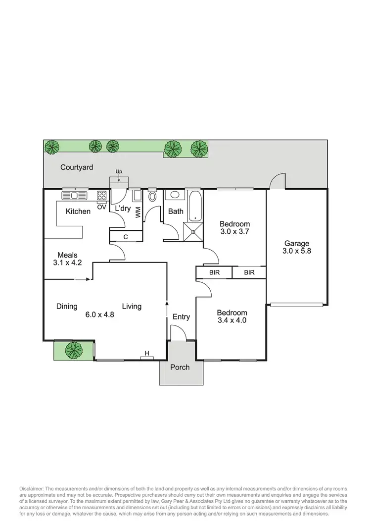 Floorplan of Homely unit listing, 3/3 Clifton Road, Hawthorn East VIC 3123