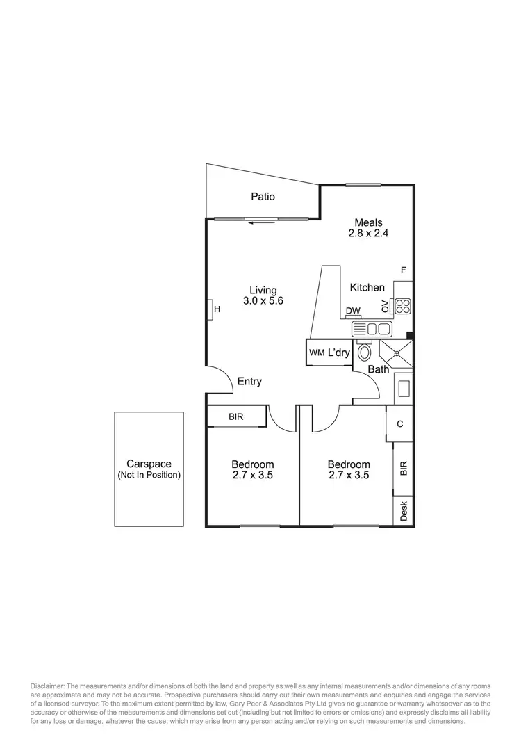 Floorplan of Homely apartment listing, 2/5 Warley Road, Malvern East VIC 3145