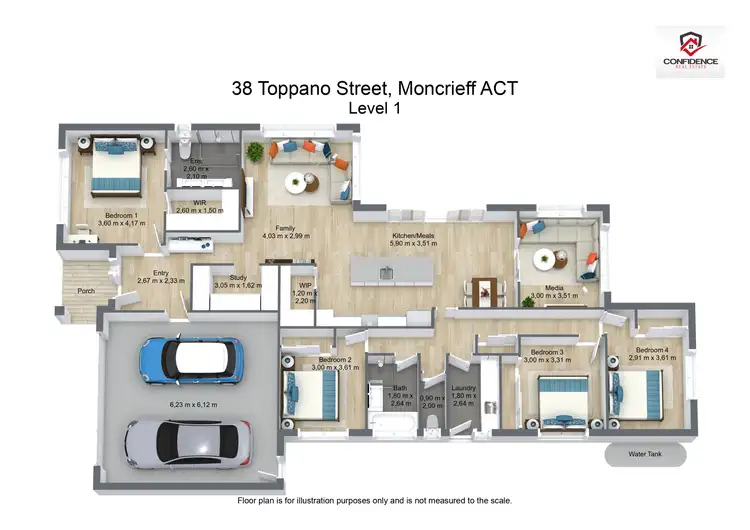 Floorplan of Homely house listing, 38 Toppano Street, Moncrieff ACT 2914