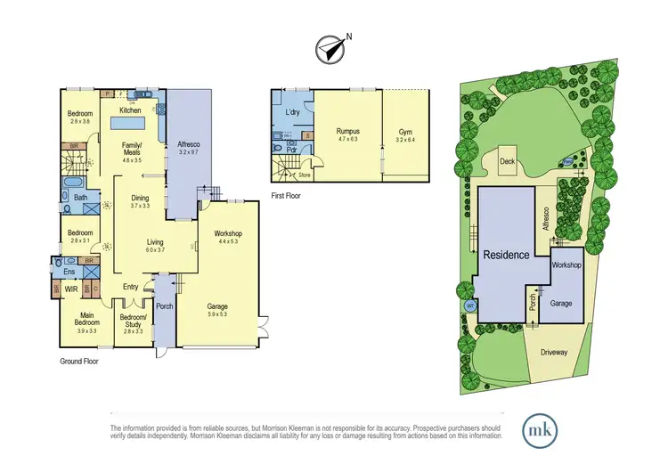 Floorplan of Homely house listing, 22 Nyora Road, Eltham VIC 3095