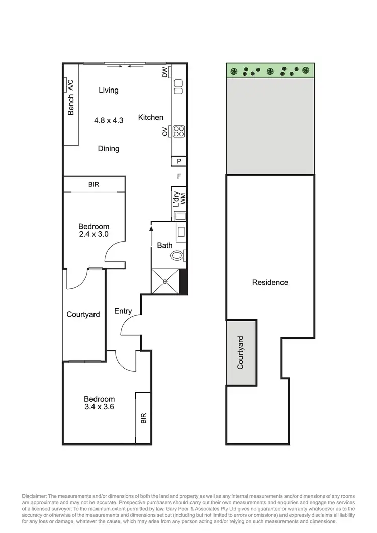 Floorplan of Homely apartment listing, 8/405 Neerim Road, Carnegie VIC 3163