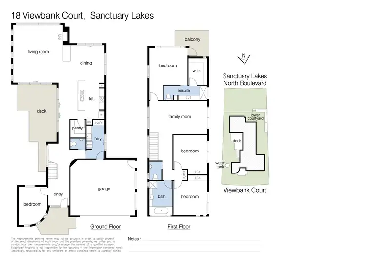 Floorplan of Homely house listing, 18 Viewbank Court, Sanctuary Lakes VIC 3030