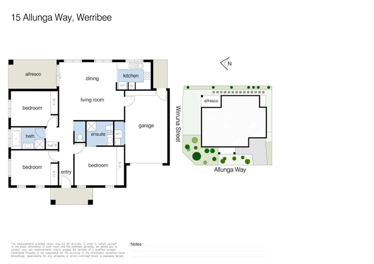 Floorplan of Homely house listing, 15 Allunga Way, Werribee VIC 3030