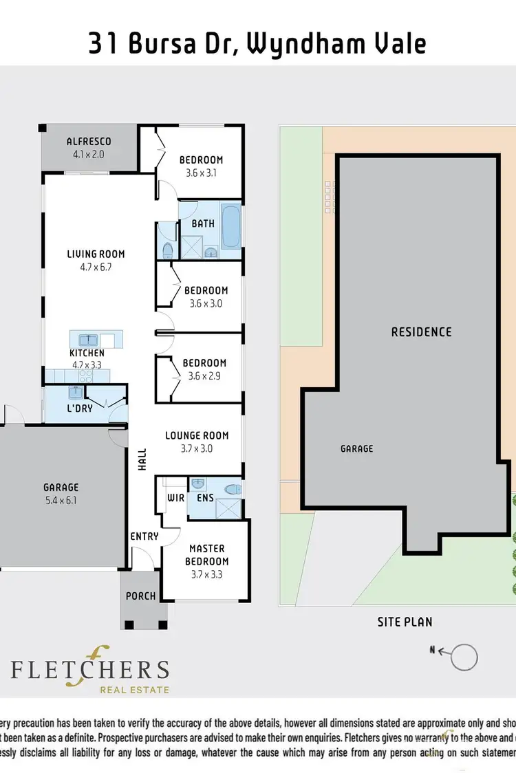Floorplan of Homely house listing, 31 Bursa Drive, Wyndham Vale VIC 3024