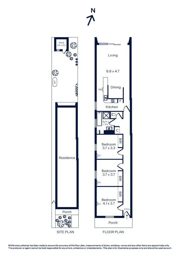 Floorplan of Homely house listing, 6 Pentland Street, Williamstown VIC 3016