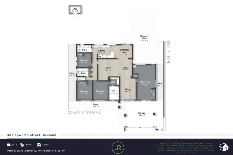 Floorplan of Homely house listing, 33 Hepworth Street, Arundel QLD 4214