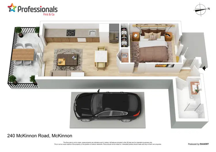 Floorplan of Homely apartment listing, 106/240 Mckinnon Road, Mckinnon VIC 3204