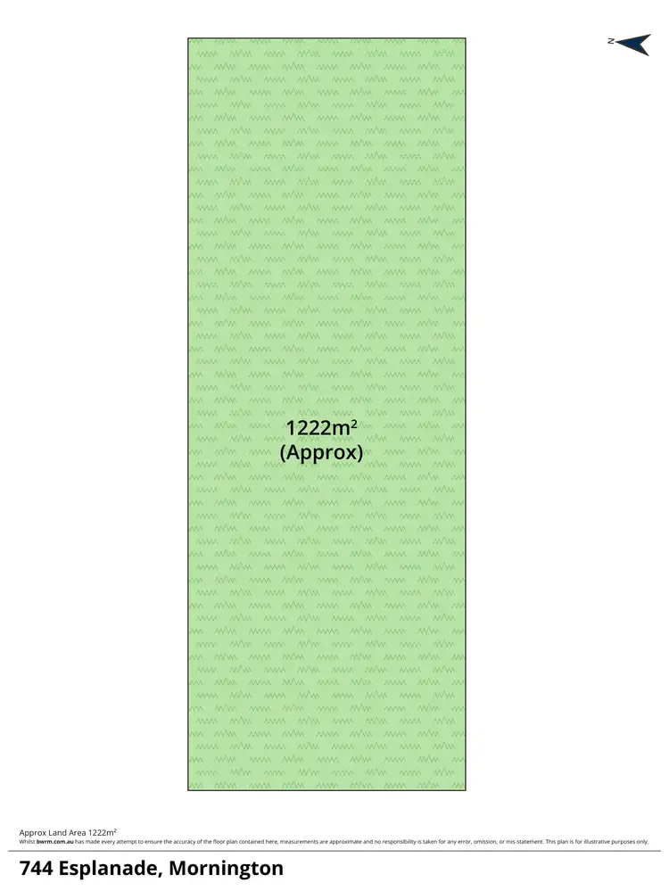 Floorplan of Homely land listing, 744 Esplanade, Mornington VIC 3931