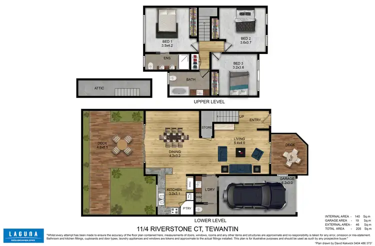 Floorplan of Homely unit listing, 11/4 Riverstone Court, Tewantin QLD 4565