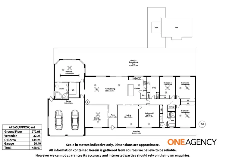 Floorplan of Homely rural property listing, 15 Green Gully Road, Cockatoo Valley SA 5351