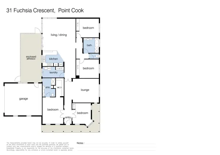 Floorplan of Homely house listing, 31 Fuchsia Crescent, Point Cook VIC 3030
