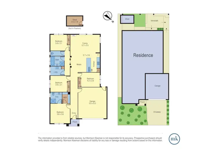 Floorplan of Homely house listing, 5 Lauradan Way, Wollert VIC 3750
