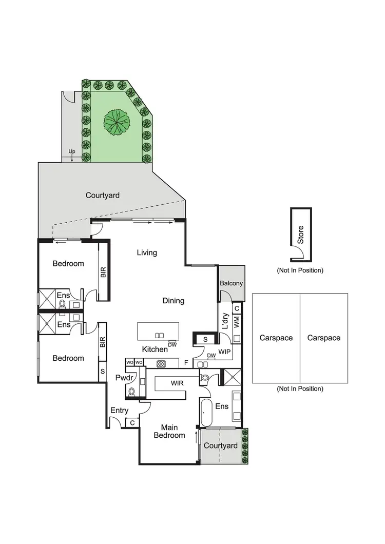 Floorplan of Homely apartment listing, G01/312 Orrong Road, Caulfield North VIC 3161