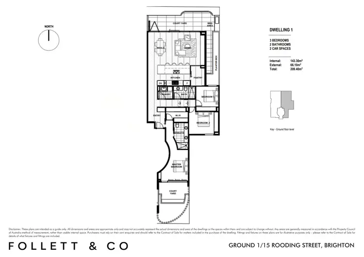 Floorplan of Homely apartment listing, G01/15 Rooding Street, Brighton VIC 3186