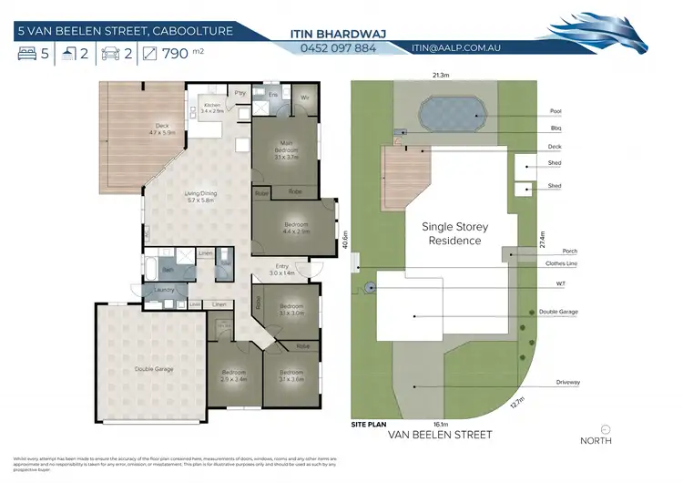 Floorplan of Homely house listing, 5 Van Beelen Street, Caboolture QLD 4510