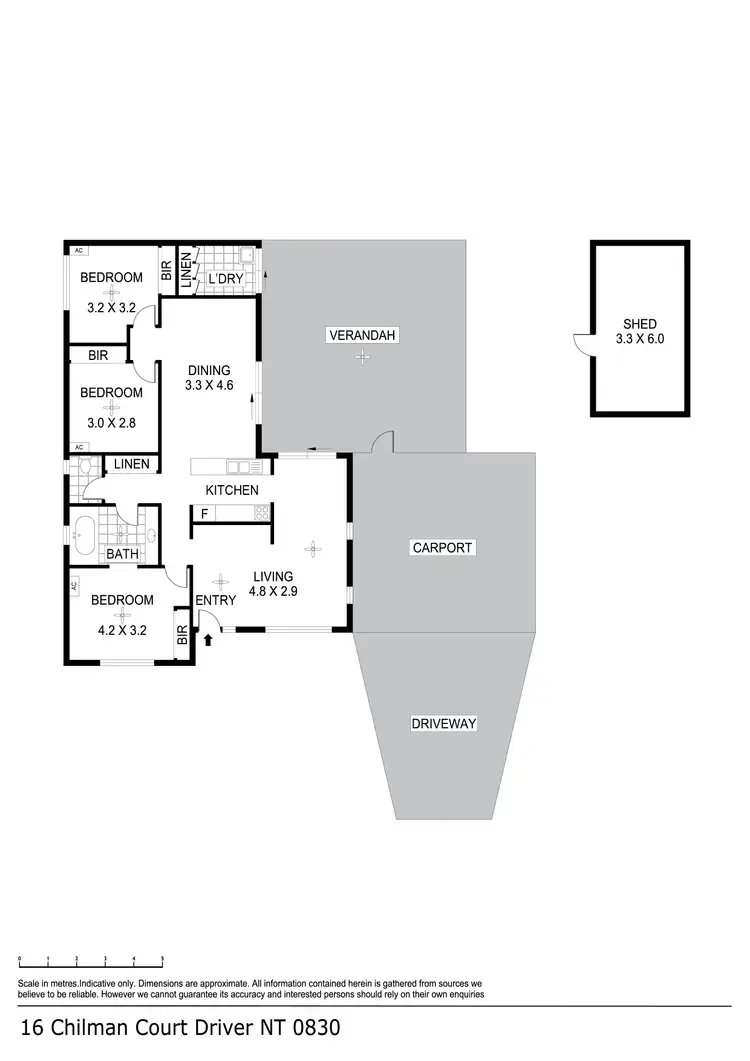 Floorplan of Homely house listing, 16 Chilman Court, Driver NT 830