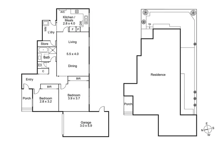 Floorplan of Homely villa listing, 4/12 Station Avenue, Glen Iris VIC 3146