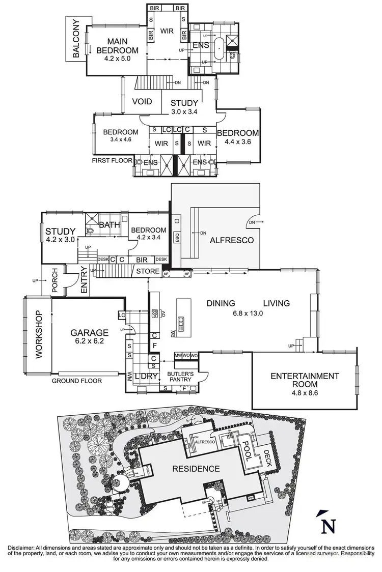 Floorplan of Homely house listing, 4 Mopoke Lane, Donvale VIC 3111