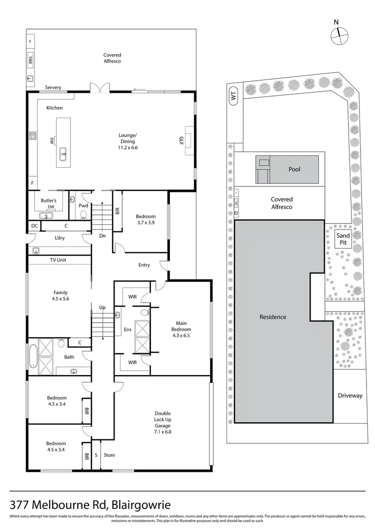 Floorplan of Homely house listing, 377 Melbourne Road, Blairgowrie VIC 3942