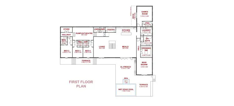 Floorplan of Homely house listing, 3 Tea Tree Rise, Portsea VIC 3944