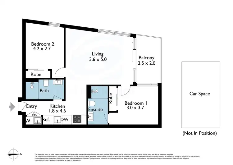 Floorplan of Homely apartment listing, 1006E/9 Robert Street, Collingwood VIC 3066