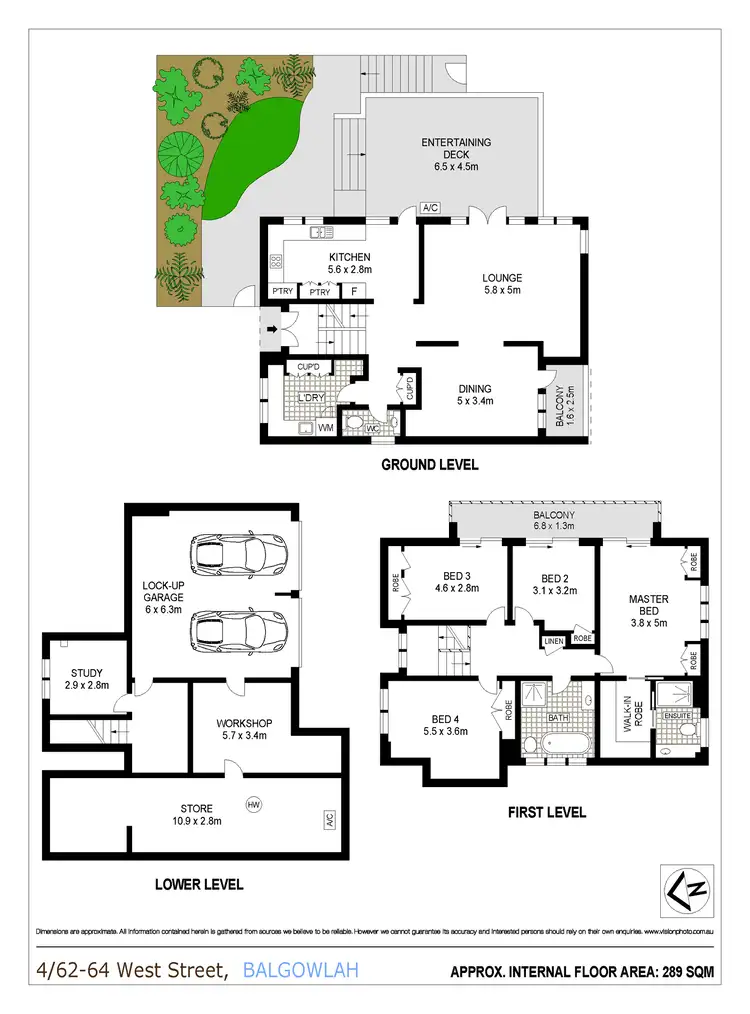 Floorplan of Homely townhouse listing, 4/62-64 West Street, Balgowlah NSW 2093
